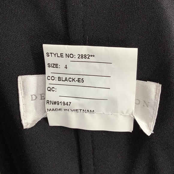 NEW! Dessy Collection Size 4 Strapless Sweatheart Chiffon Dress $284 msrp !24-1 - Picture 6 of 10